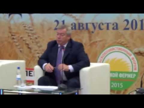 Встреча с врио губернатора РО Василием Голубевым на форуме "Донской фермер"