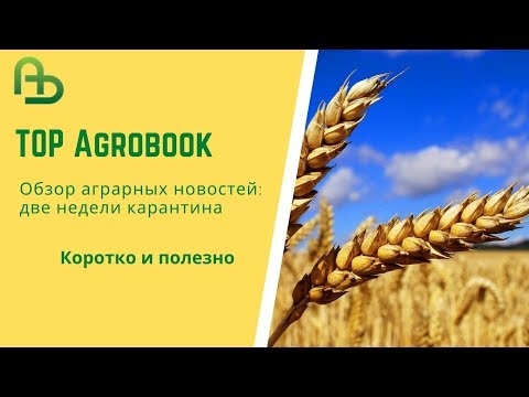 Две недели карантина. TOP Agrobook: обзор аграрных новостей